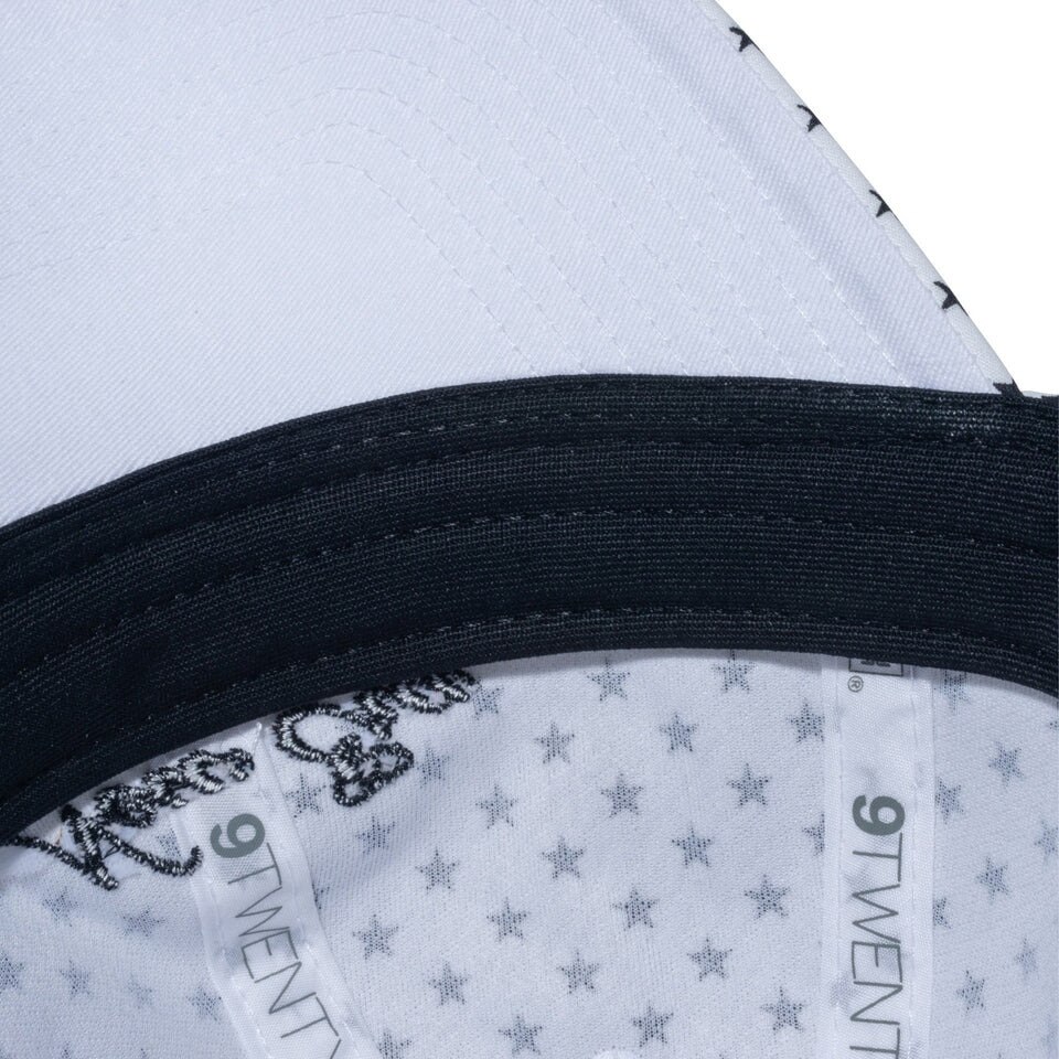 ニューエラ（NEW ERA）（レディース）ゴルフ 抗菌 9TWENTY ロングバイザー Star Pattern ホワイト キャップ 14109122