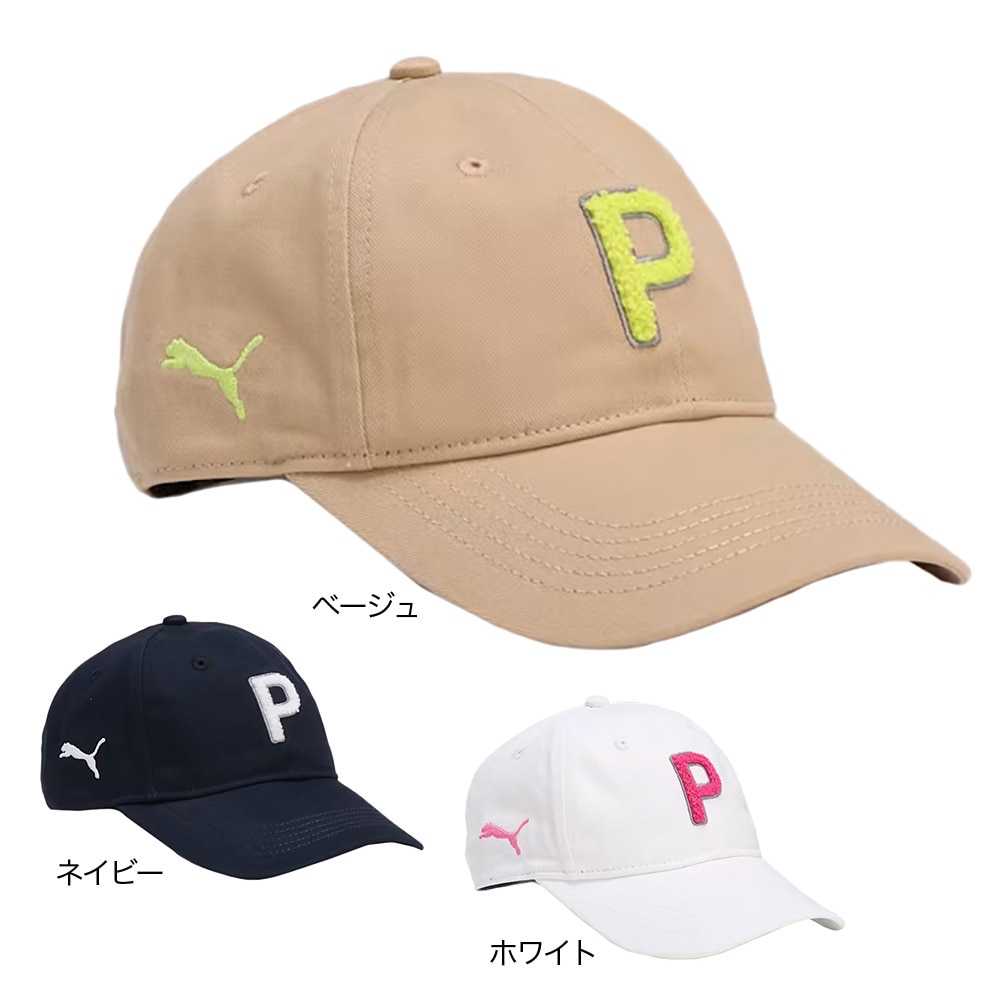 プーマ（PUMA）（レディース）ゴルフ ウィメンズ ゴルフ W サガラ Pロゴキャップ 025779-01
