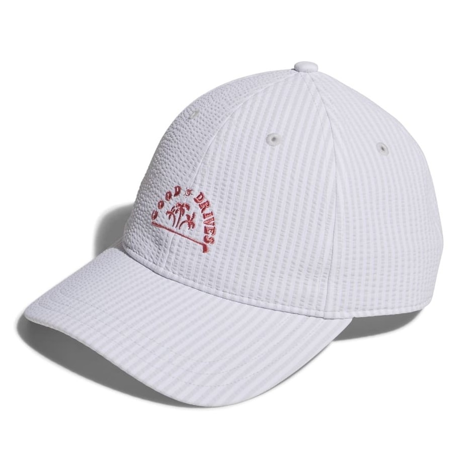 アディダス（adidas）（レディース）ゴルフ シアサッカー キャップ IKK37-IK7428W/GRY