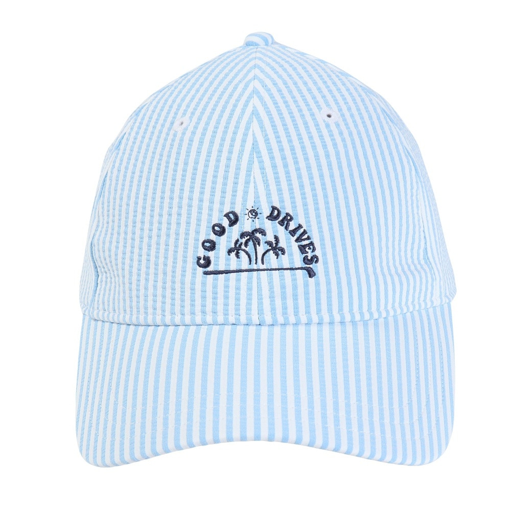 アディダス（adidas）（レディース）ゴルフ シアサッカー キャップ IKK37-IK7429LBL