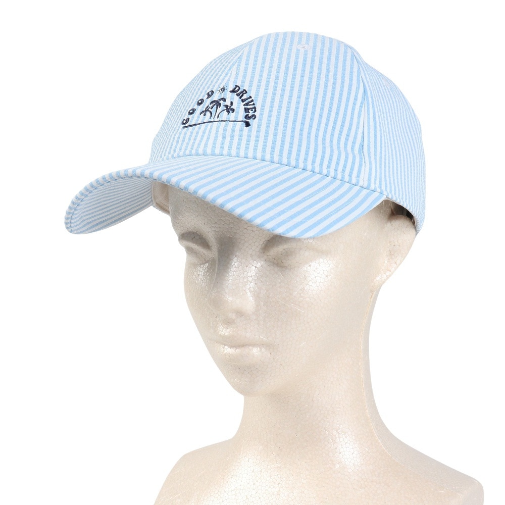 アディダス（adidas）（レディース）ゴルフ シアサッカー キャップ IKK37-IK7429LBL