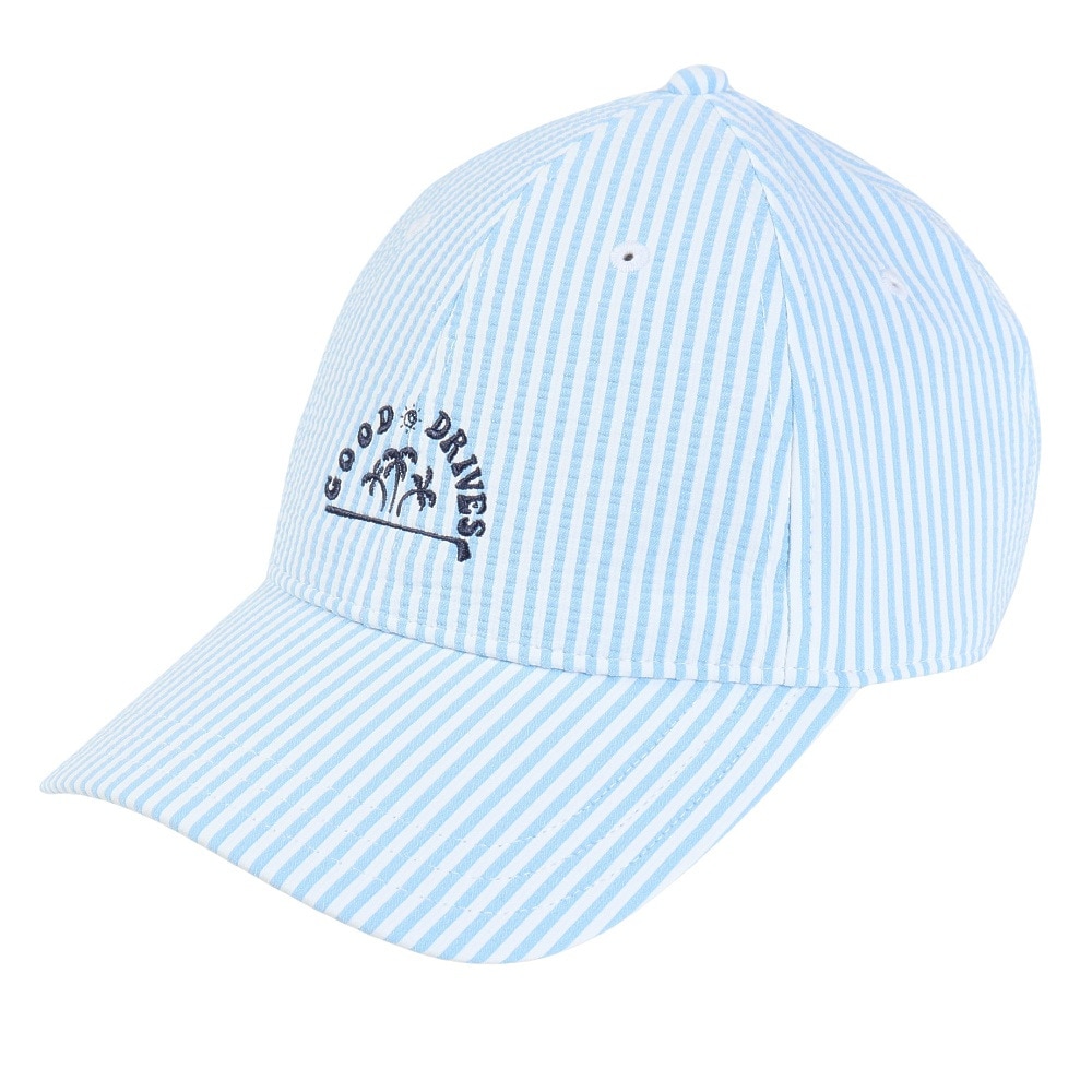 アディダス（adidas）（レディース）ゴルフ シアサッカー キャップ IKK37-IK7429LBL