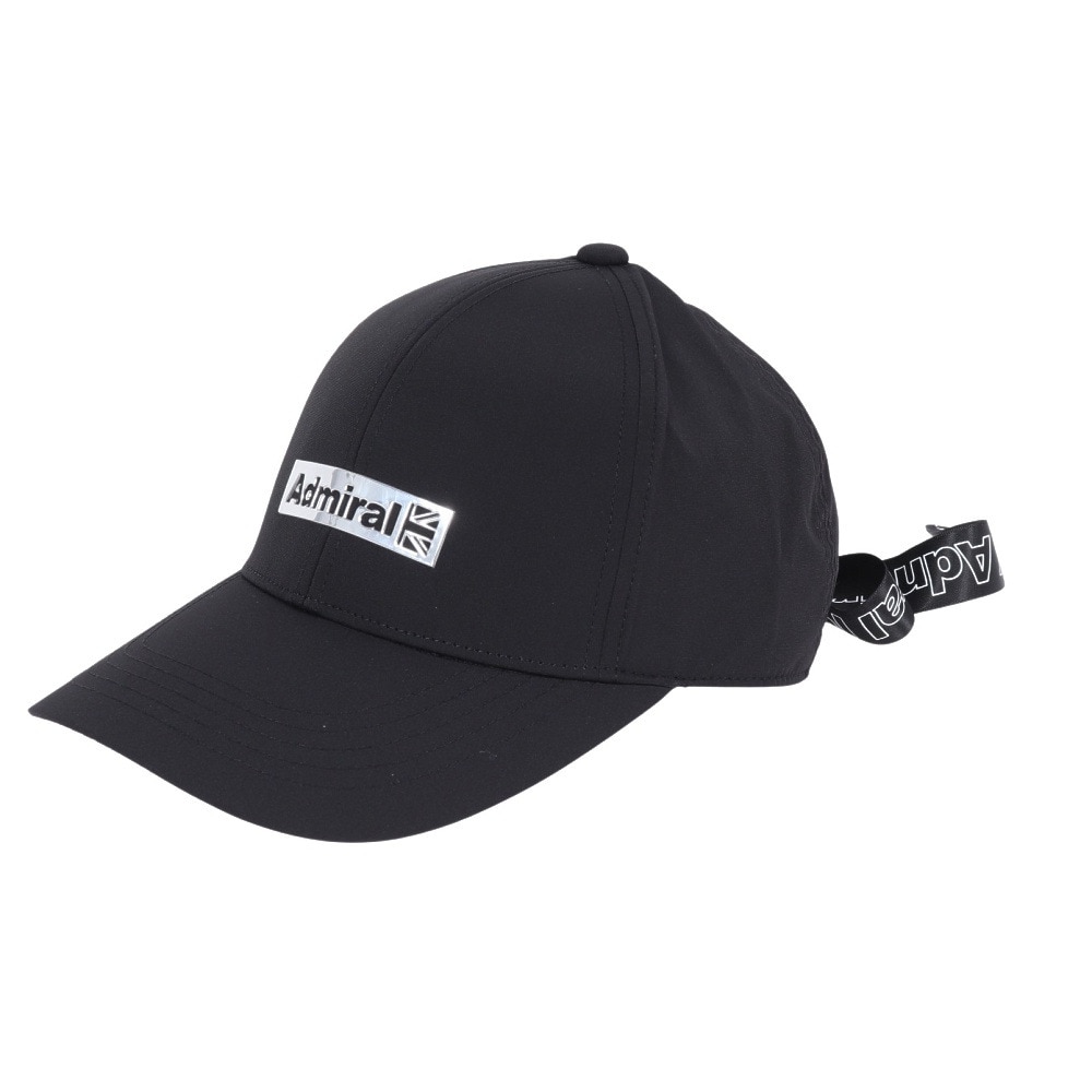 アドミラル ゴルフ（Admiral GOLF）（レディース）ゴルフ リボンロングバイザー キャップ ADMB4A04-BLK