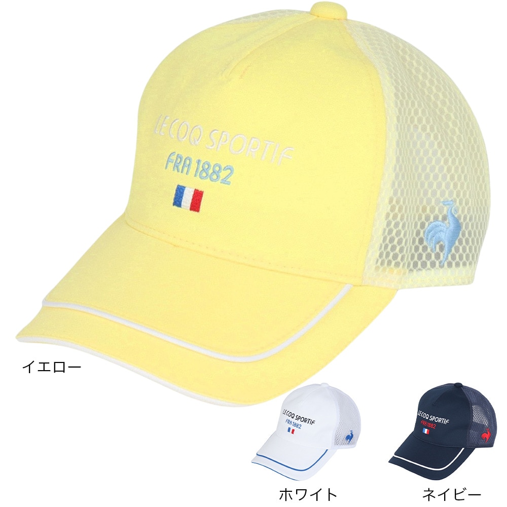 ルコックスポルティフ（lecoqsportif）（レディース）ゴルフ シーズンモチーフメッシュキャップ QGCXJC09 NV00