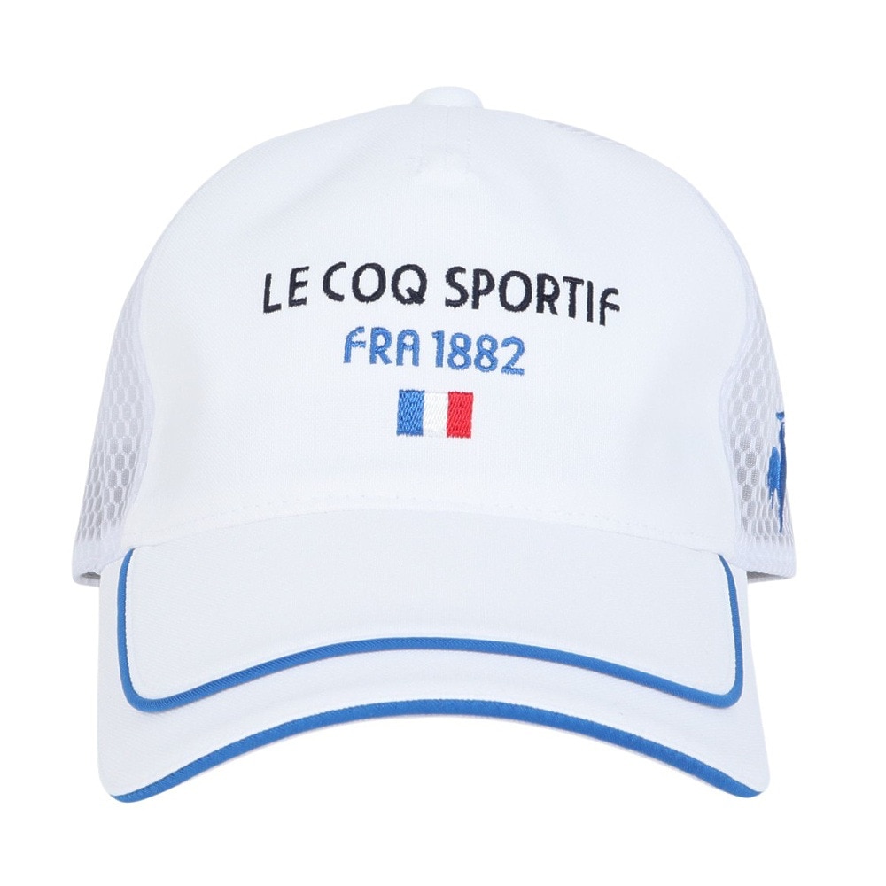 ルコックスポルティフ（lecoqsportif）（レディース）ゴルフ シーズンモチーフメッシュキャップ QGCXJC09 WH00