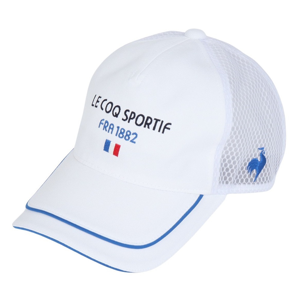 ルコックスポルティフ（lecoqsportif）（レディース）ゴルフ シーズンモチーフメッシュキャップ QGCXJC09 WH00