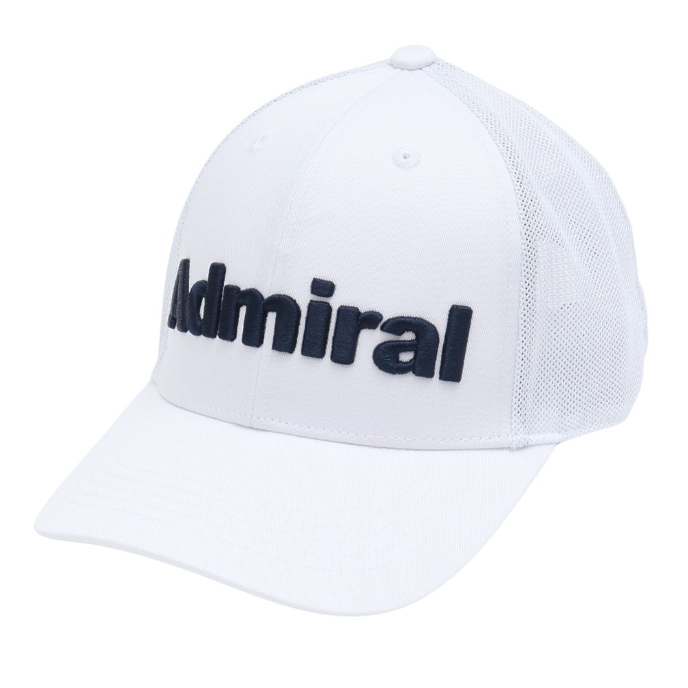 アドミラル ゴルフ（Admiral GOLF）（メンズ、レディース）ゴルフ パフォーマンスプロ メッシュキャップ ADMB4A01-WHT