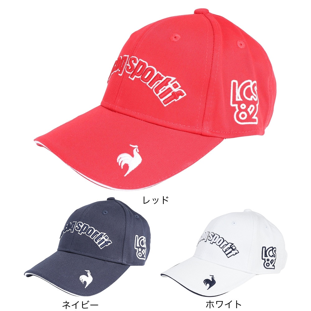 ルコックスポルティフ（lecoqsportif）（レディース）ゴルフ 定番 ロゴキャップ QGCXJC00 RD00