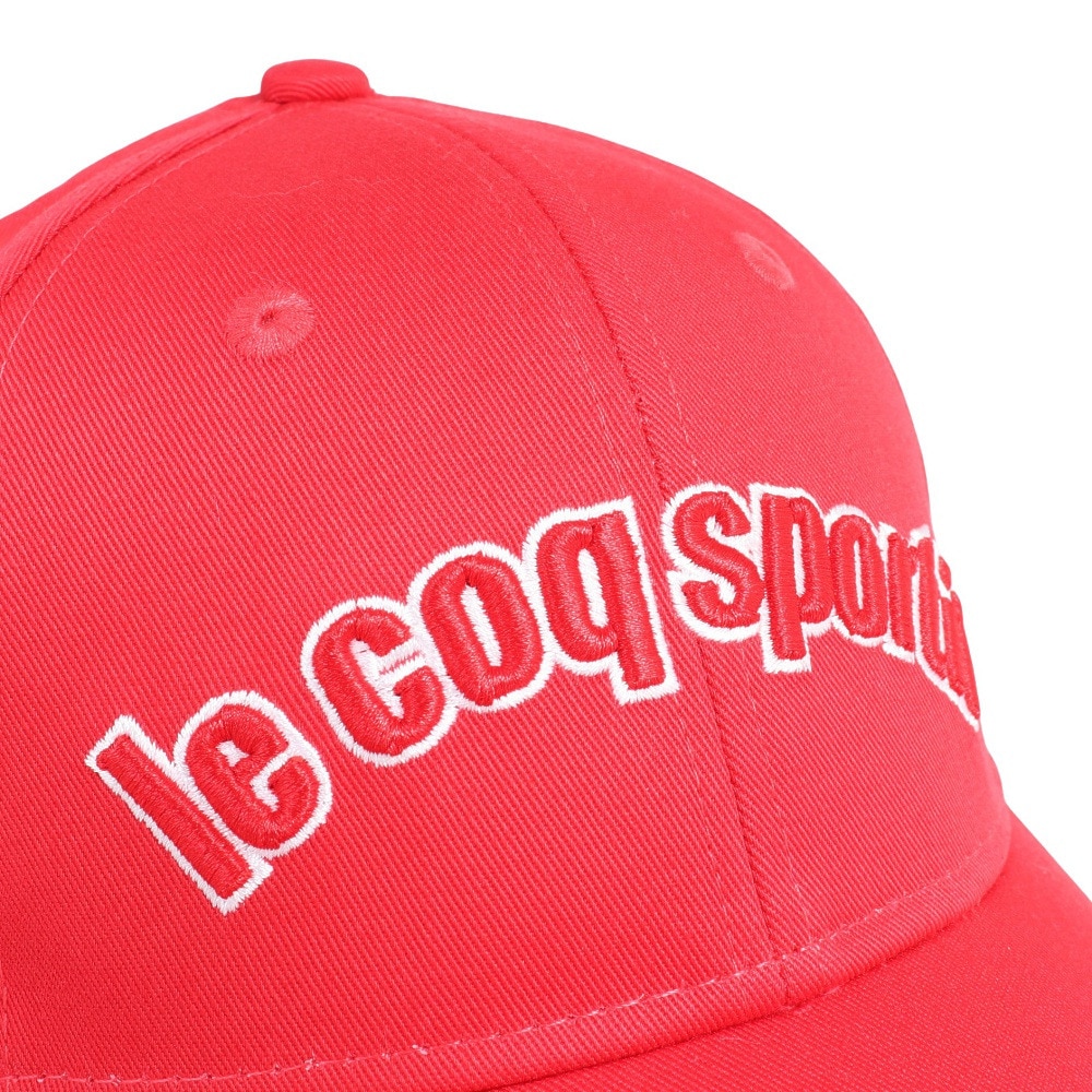 ルコックスポルティフ（lecoqsportif）（レディース）ゴルフ 定番 ロゴキャップ QGCXJC00 RD00