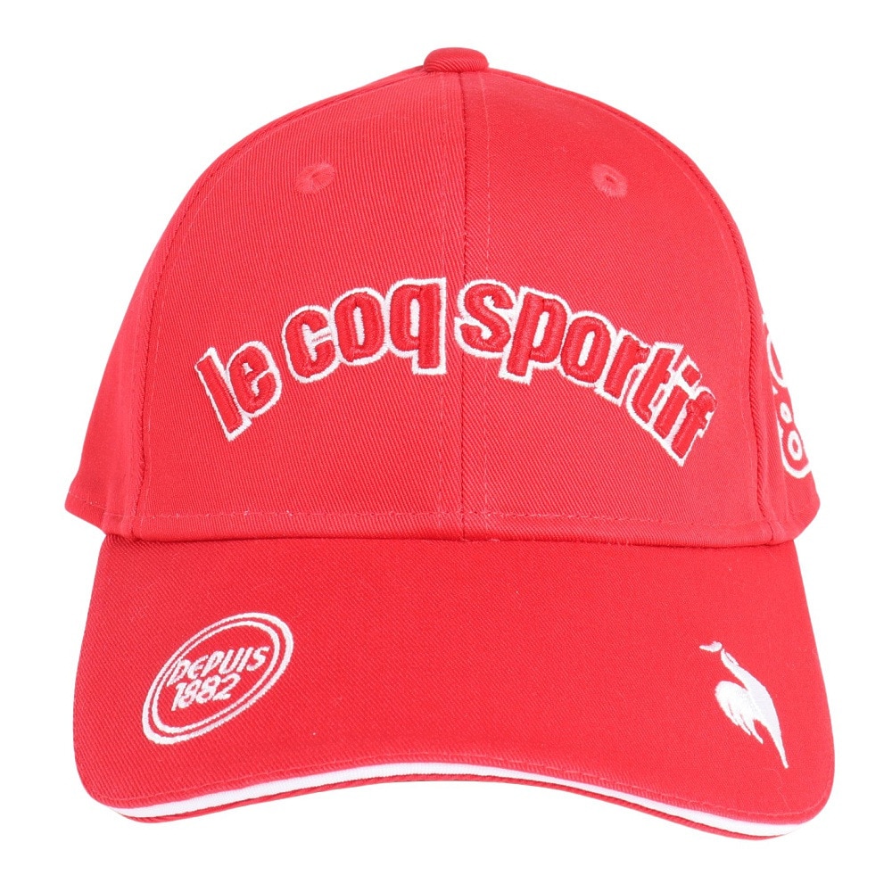 ルコックスポルティフ（lecoqsportif）（レディース）ゴルフ 定番 ロゴキャップ QGCXJC00 RD00