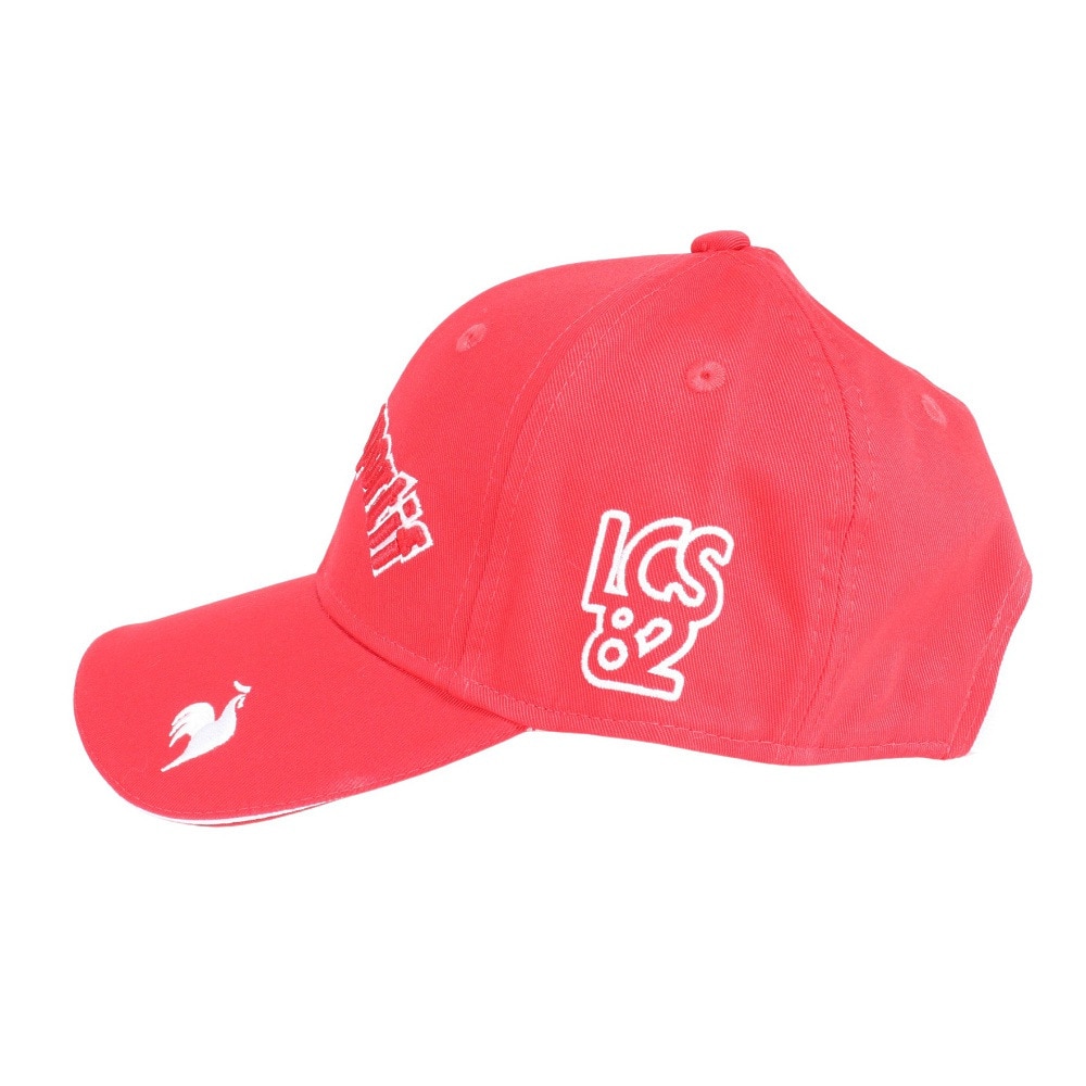 ルコックスポルティフ（lecoqsportif）（レディース）ゴルフ 定番 ロゴキャップ QGCXJC00 RD00