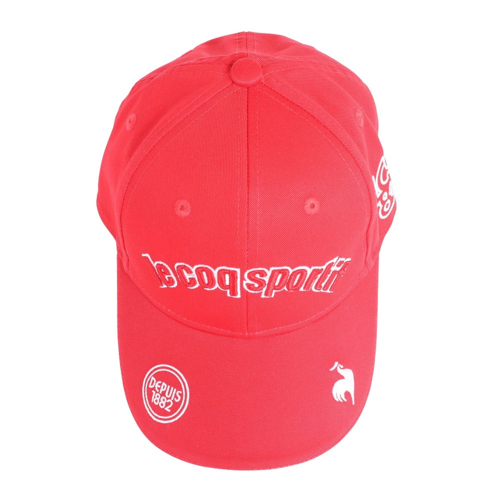 ルコックスポルティフ（lecoqsportif）（レディース）ゴルフ 定番 ロゴキャップ QGCXJC00 RD00