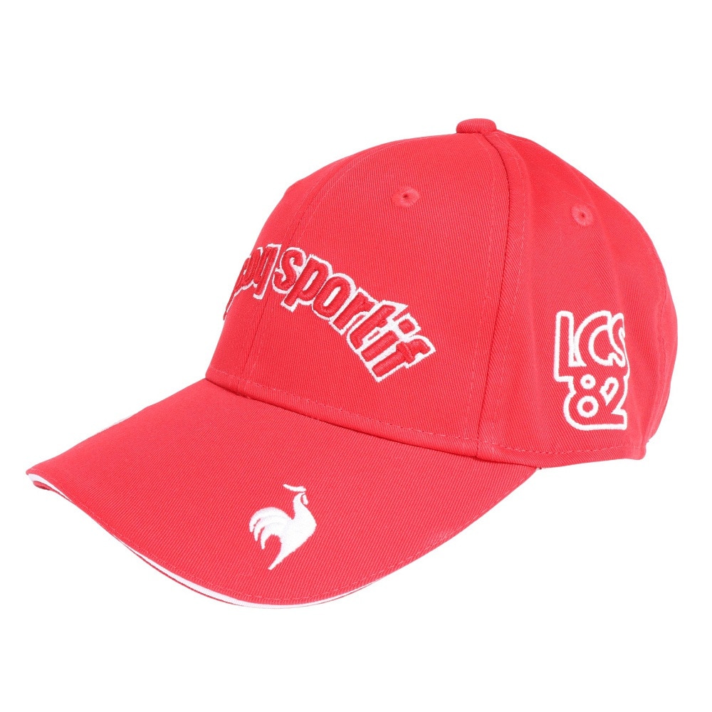 ルコックスポルティフ（lecoqsportif）（レディース）ゴルフ 定番 ロゴキャップ QGCXJC00 RD00