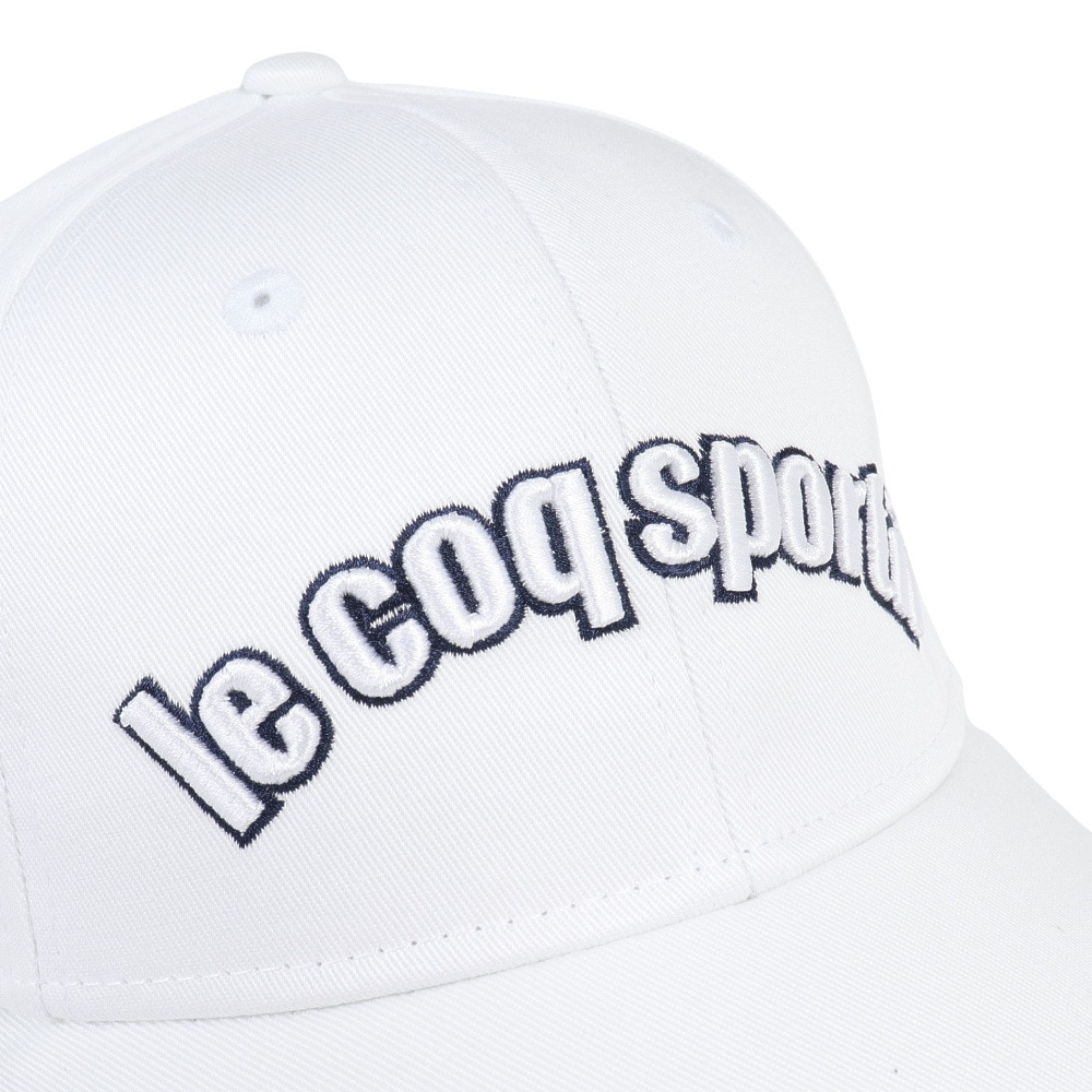 ルコックスポルティフ（lecoqsportif）（レディース）ゴルフ 定番 ロゴキャップ QGCXJC00 WH00