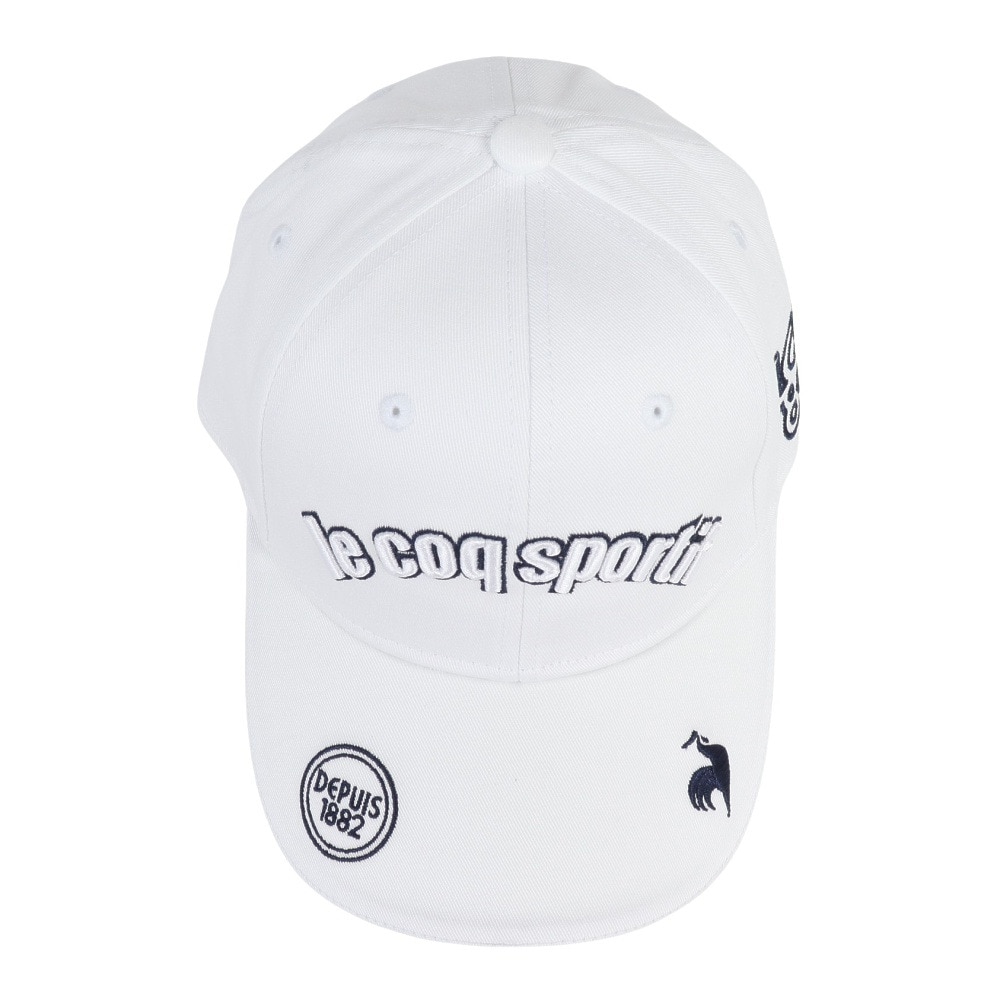 ルコックスポルティフ（lecoqsportif）（レディース）ゴルフ 定番 ロゴキャップ QGCXJC00 WH00