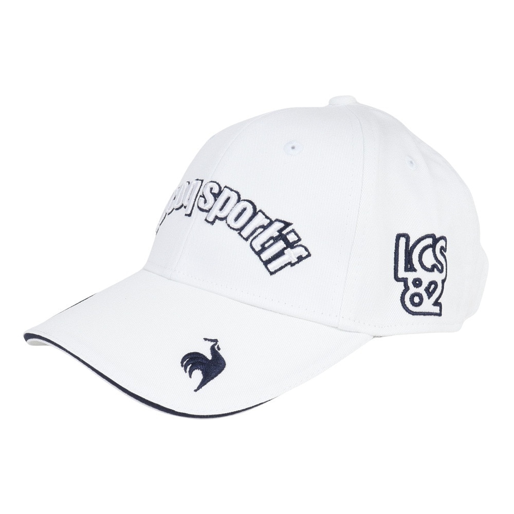 ルコックスポルティフ（lecoqsportif）（レディース）ゴルフ 定番 ロゴキャップ QGCXJC00 WH00