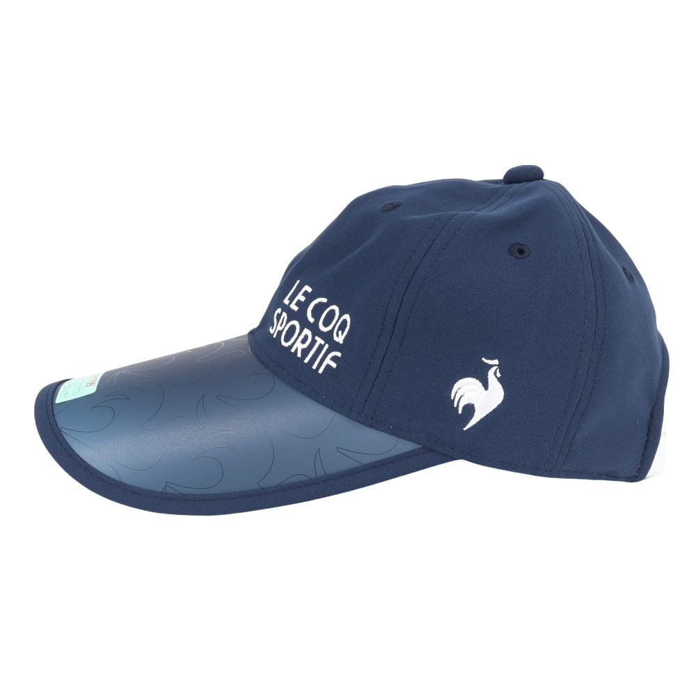 ルコックスポルティフ（lecoqsportif）（レディース）ゴルフ 吸汗速乾 抗菌防臭 つば広 UV セルキャップ QGCXJC05 NV00
