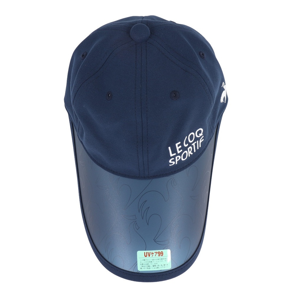 ルコックスポルティフ（lecoqsportif）（レディース）ゴルフ 吸汗速乾 抗菌防臭 つば広 UV セルキャップ QGCXJC05 NV00