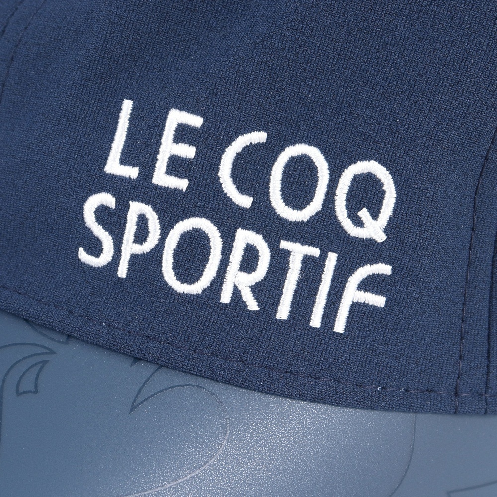 ルコックスポルティフ（lecoqsportif）（レディース）ゴルフ 吸汗速乾 抗菌防臭 つば広 UV セルキャップ QGCXJC05 NV00