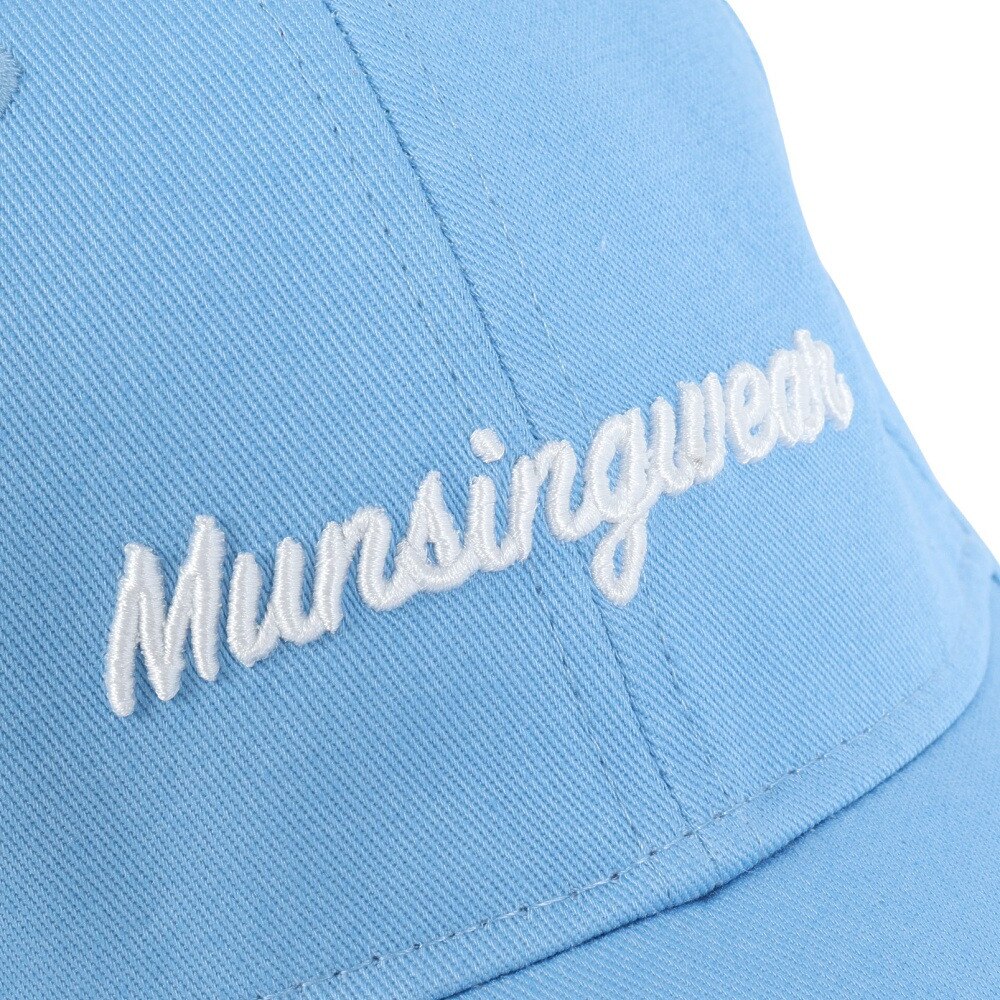 マンシングウエア（MUNSING WEAR）（レディース）ゴルフ ロゴ刺繍 イヤーカーブキャップ MGCXJC20 BL00