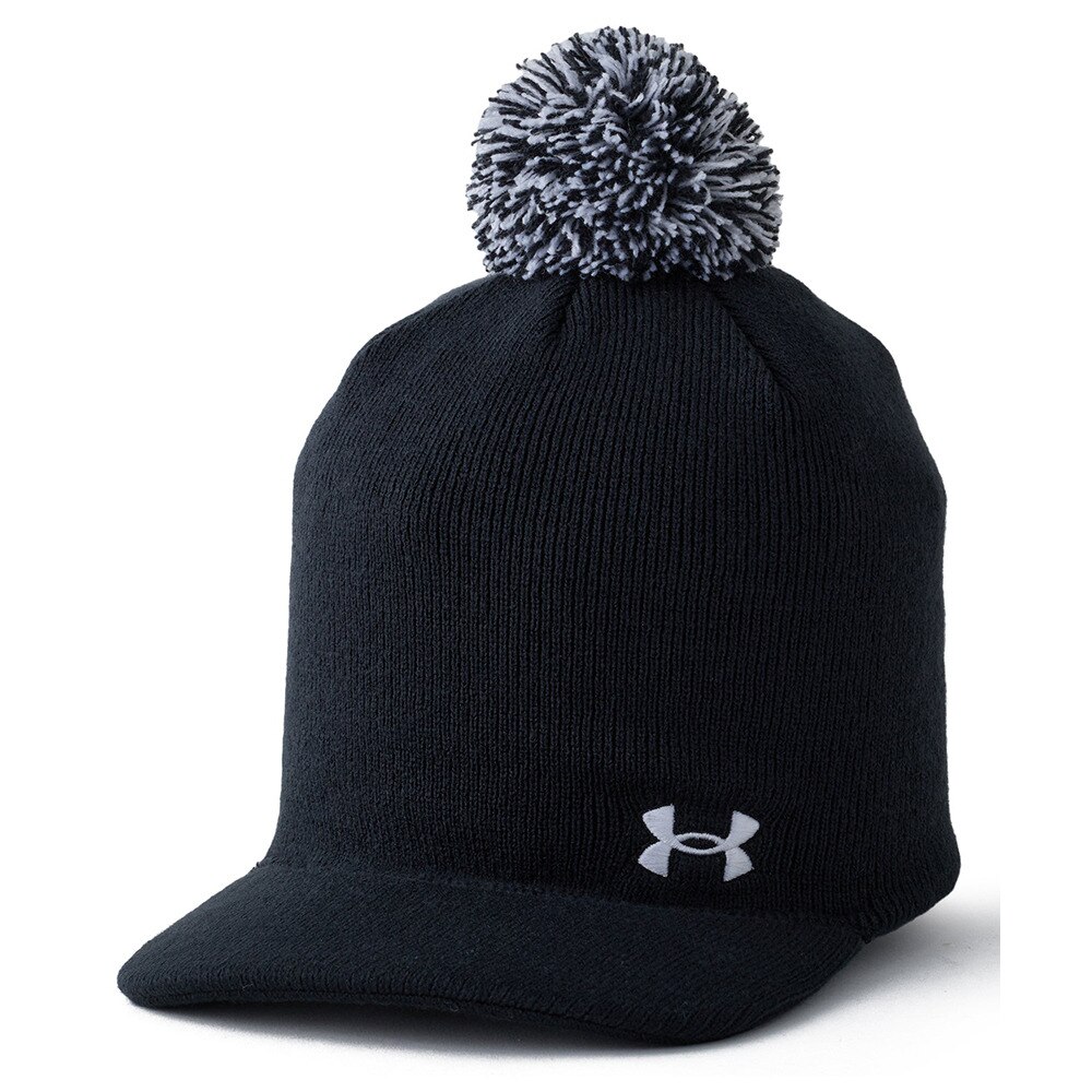 アンダーアーマー（UNDER ARMOUR）（レディース）ゴルフ ドライバー ポム ツバ付きニットビーニー 1388630 001