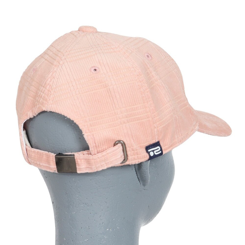 ROSASEN（レディース）ゴルフ シャンブレーコーデュロイ チェック キャップ 046-52864-071-24AW