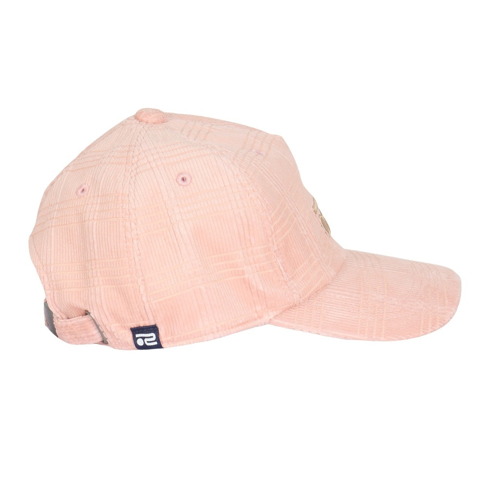 ROSASEN（レディース）ゴルフ シャンブレーコーデュロイ チェック キャップ 046-52864-071-24AW