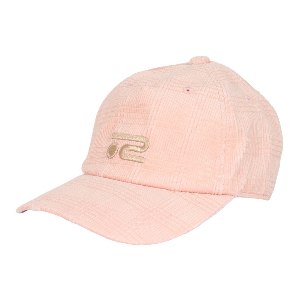ROSASEN（レディース）ゴルフ シャンブレーコーデュロイ チェック キャップ 046-52864-071-24AW