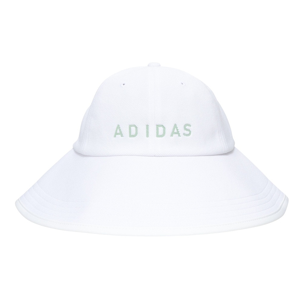 アディダス（adidas）（レディース）ゴルフ リニアロゴ ワイドブリムキャップ JTC24-IS4855 W