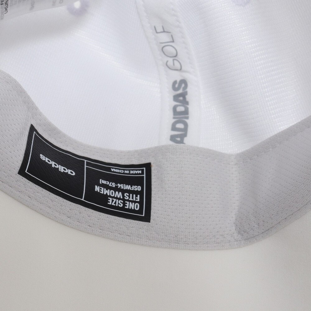 アディダス（adidas）（レディース）ゴルフ リニアロゴ ワイドブリムキャップ JTC24-IS4855 W