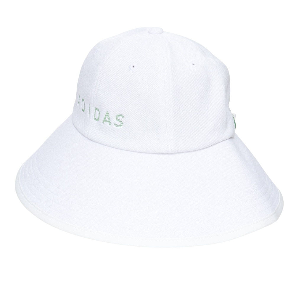 アディダス（adidas）（レディース）ゴルフ リニアロゴ ワイドブリムキャップ JTC24-IS4855 W