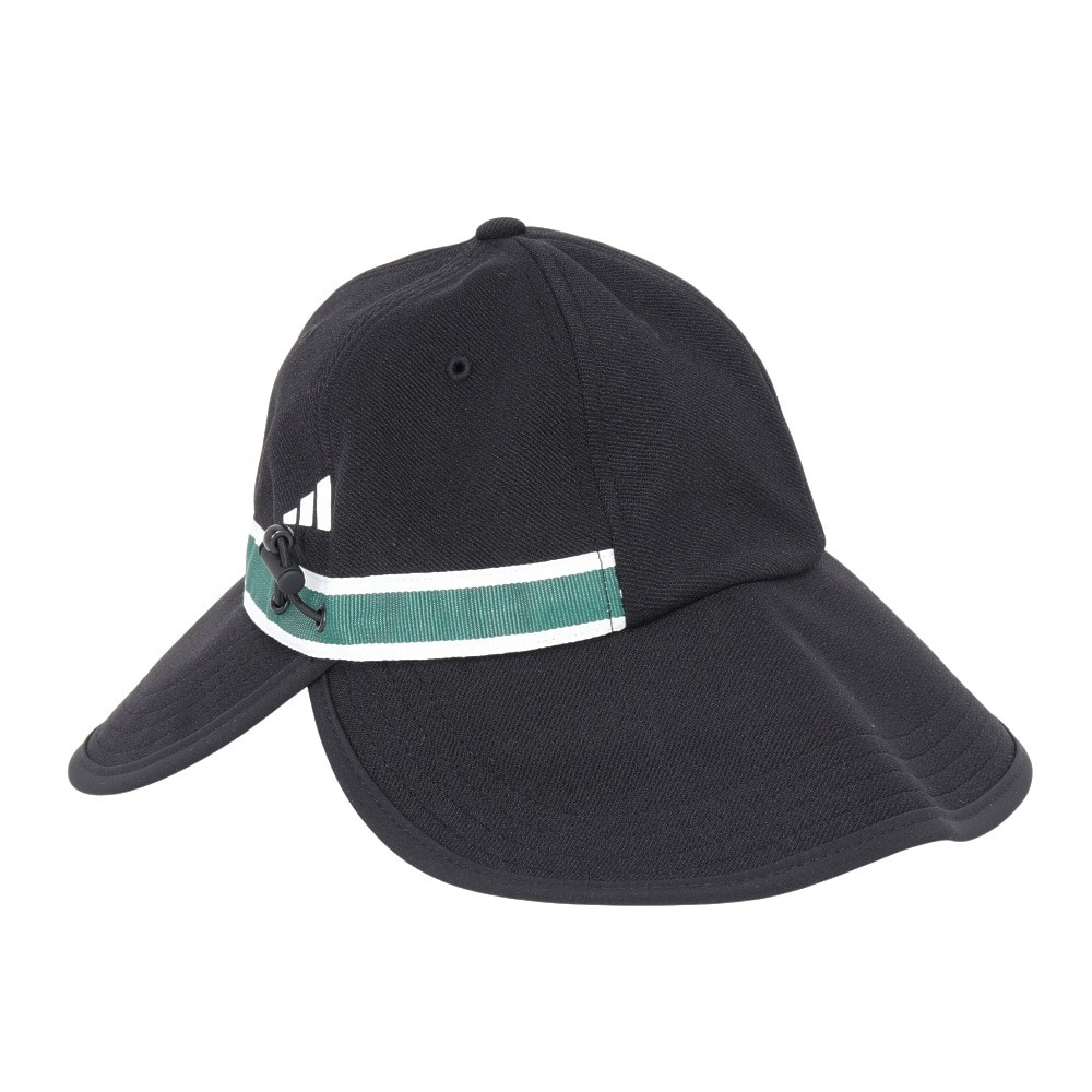 アディダス（adidas）（レディース）ゴルフ リニアロゴ ワイドブリムキャップ JTC24-IS4863 BK