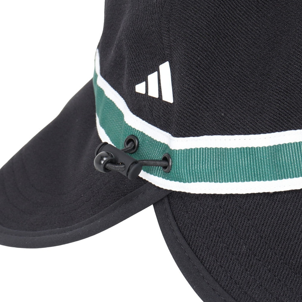 アディダス（adidas）（レディース）ゴルフ リニアロゴ ワイドブリムキャップ JTC24-IS4863 BK