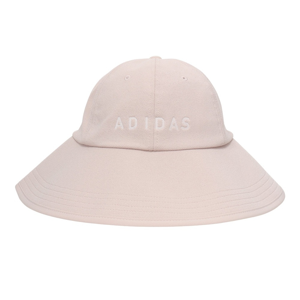 アディダス（adidas）（レディース）ゴルフ 吸湿 リニアロゴ ワイドブリムキャップ JTC24-IS6265 WT