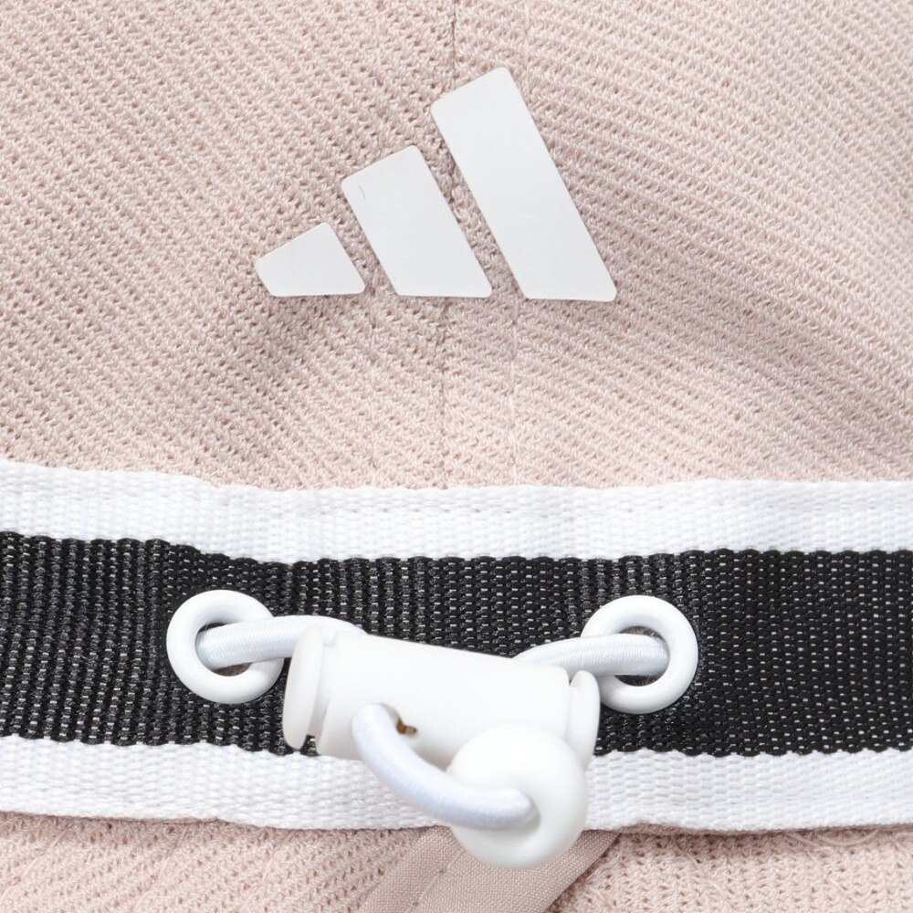 アディダス（adidas）（レディース）ゴルフ 吸湿 リニアロゴ ワイドブリムキャップ JTC24-IS6265 WT