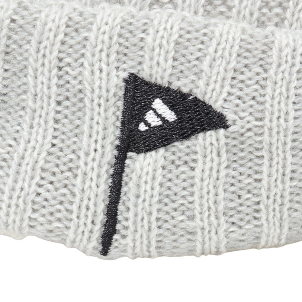 アディダス（adidas）（レディース）ゴルフ 吸湿保温 COLD.RDY プレートバイザーニットキャップ JTC36-IS4859 W/GRY