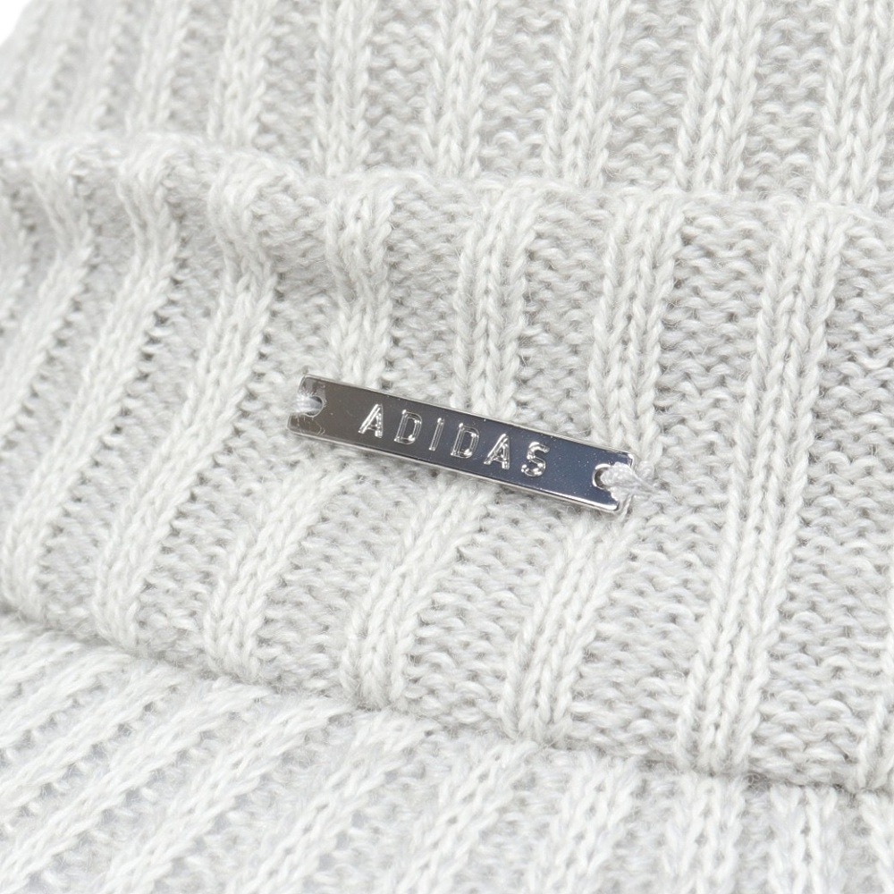 アディダス（adidas）（レディース）ゴルフ 吸湿保温 COLD.RDY プレートバイザーニットキャップ JTC36-IS4859 W/GRY