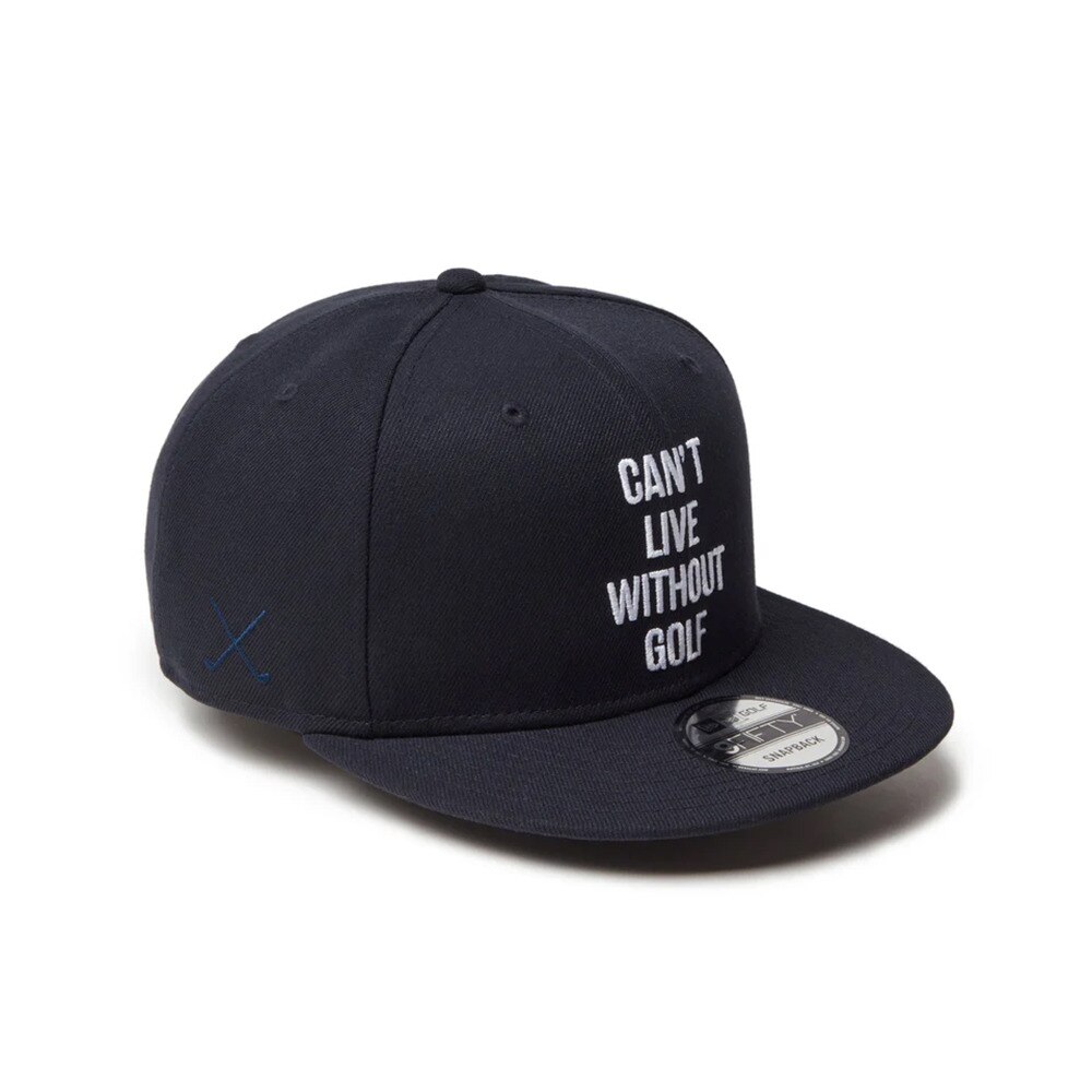 ニューエラ（NEW ERA）（メンズ、レディース）ゴルフ 抗菌 キャップ 帽子 9FIFTY CANT LIVE WITHOUT GOLF ネイビー 14326271