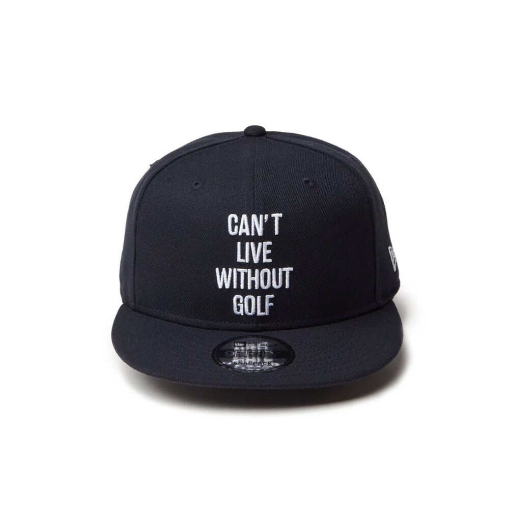 ニューエラ（NEW ERA）（メンズ、レディース）ゴルフ 抗菌 キャップ 帽子 9FIFTY CANT LIVE WITHOUT GOLF ネイビー 14326271
