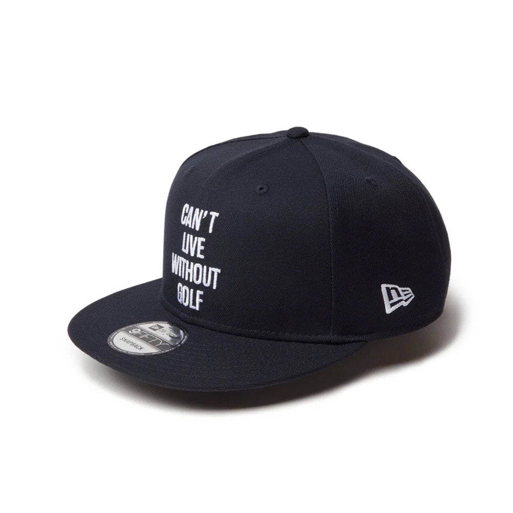 ニューエラ（NEW ERA）（メンズ、レディース）ゴルフ 抗菌 キャップ 帽子 9FIFTY CANT LIVE WITHOUT GOLF ネイビー 14326271