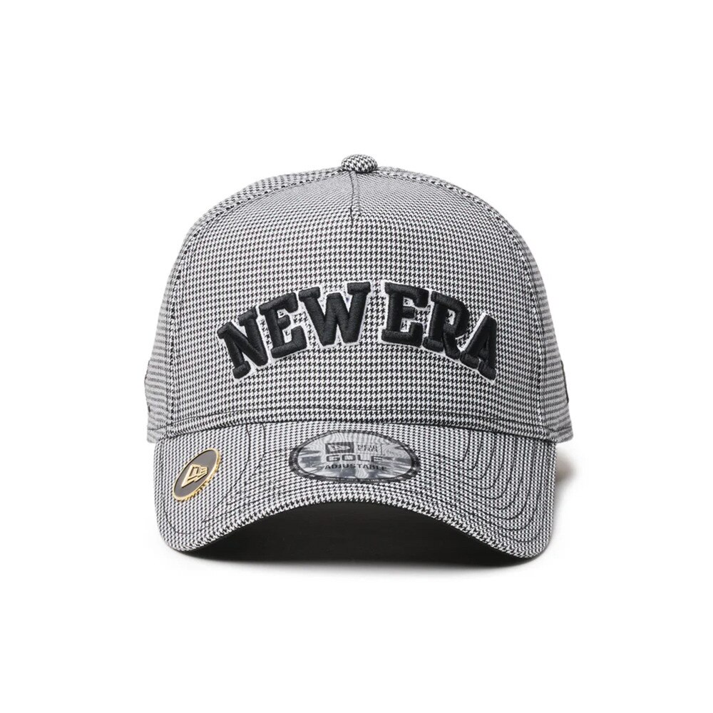 ニューエラ（NEW ERA）（メンズ、レディース）ゴルフ 抗菌 キャップ 帽子 9FORTY A-Frame On Par Houndtooth ブラック 14326292