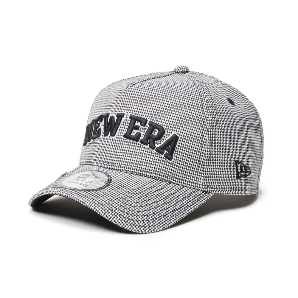 ニューエラ（NEW ERA）（メンズ、レディース）ゴルフ 抗菌 キャップ 帽子 9FORTY A-Frame On Par Houndtooth ブラック 14326292