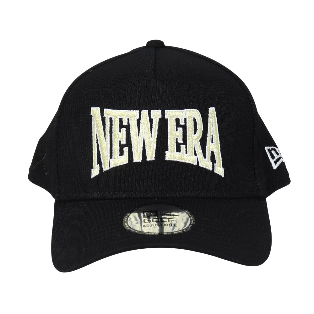 ニューエラ（NEW ERA）（メンズ、レディース）ゴルフ 抗菌 キャップ 帽子 9FORTY A-Frame スウェット ブラック 14326297