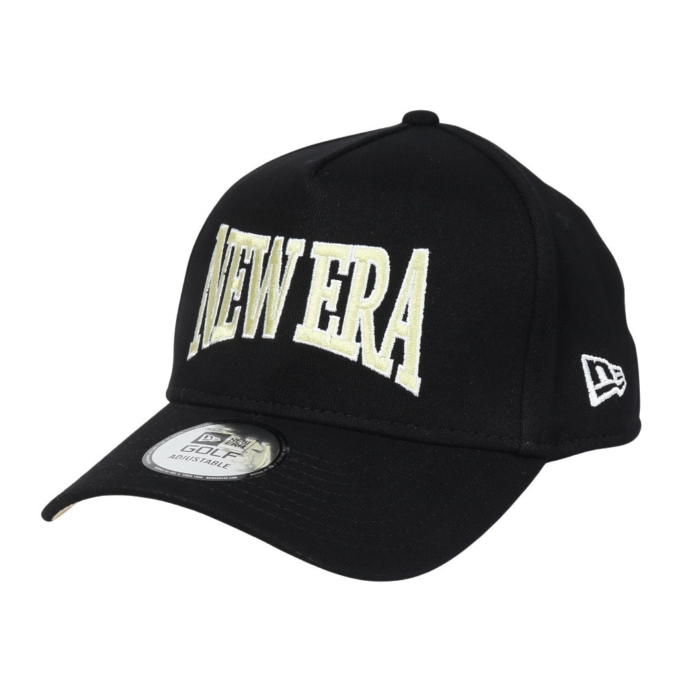 ニューエラ（NEW ERA）（メンズ、レディース）ゴルフ 抗菌 キャップ 帽子 9FORTY A-Frame スウェット ブラック 14326297