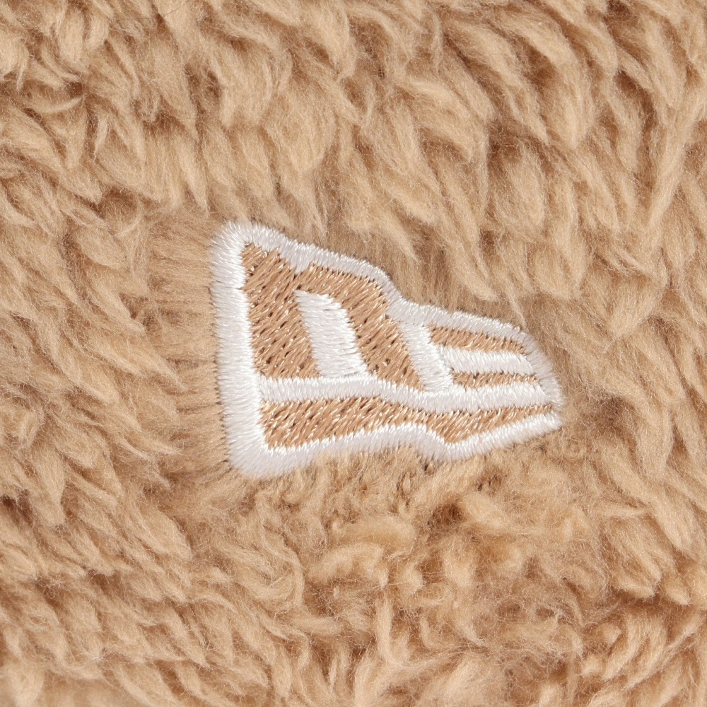 ニューエラ（NEW ERA）（レディース）ゴルフ キャップ 帽子 Womens 9THIRTY ポンポン ロングバイザー ミンクフリース キャメル 14326210