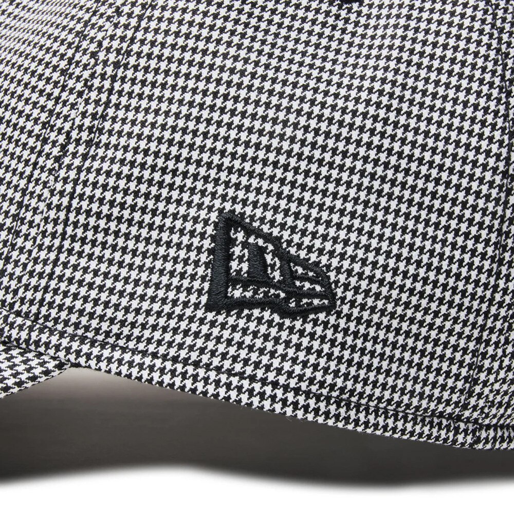 ニューエラ（NEW ERA）（レディース）ゴルフ 抗菌 キャップ Womens 9THIRTY ロングバイザー ハウンズトゥース ブラック 14326212