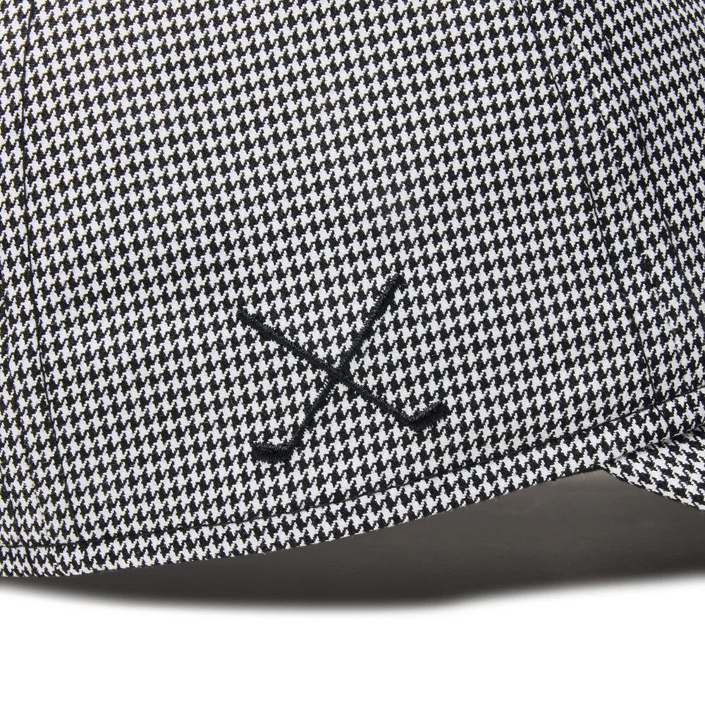 ニューエラ（NEW ERA）（レディース）ゴルフ 抗菌 キャップ Womens 9THIRTY ロングバイザー ハウンズトゥース ブラック 14326212