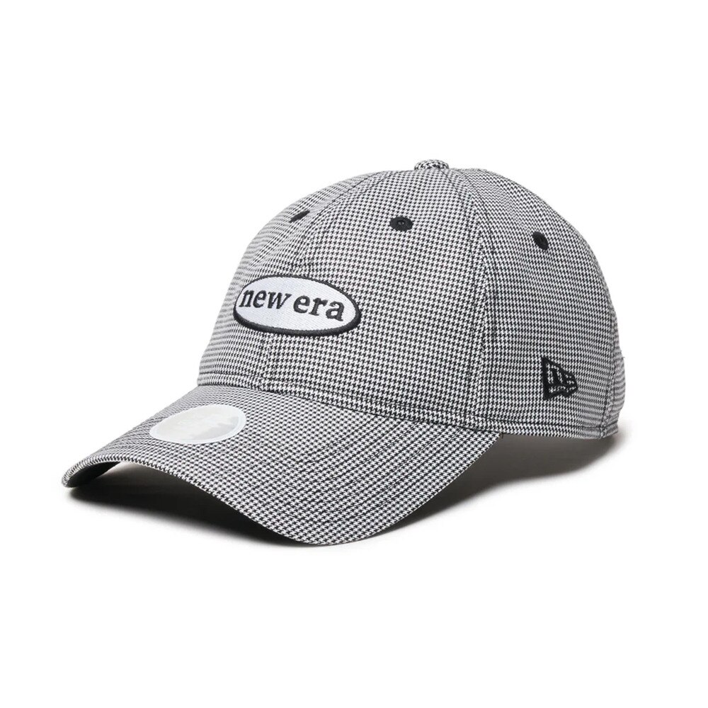ニューエラ（NEW ERA）（レディース）ゴルフ 抗菌 キャップ Womens 9THIRTY ロングバイザー ハウンズトゥース ブラック 14326212