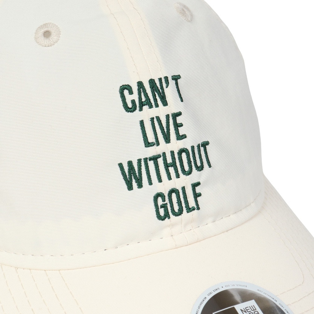 ニューエラ（NEW ERA）（レディース）ゴルフ 撥水 キャップ Womens 9THIRTY ロングバイザー CANT LIVE WITHOUT GOLF 14326215