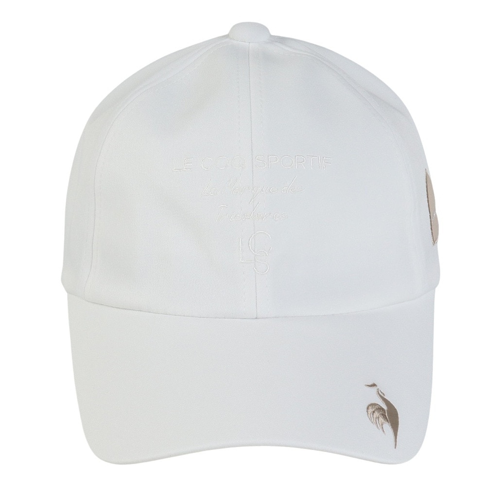 ルコックスポルティフ（lecoqsportif）（レディース）ゴルフ 吸汗速乾 抗菌防臭 ハートモチーフ キャップ LG4FCP03L WH00